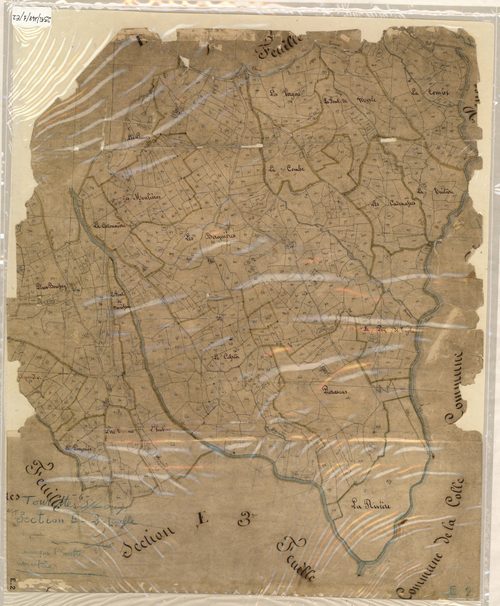 Plan Bouisson et les Molières. - Plan de section, E2