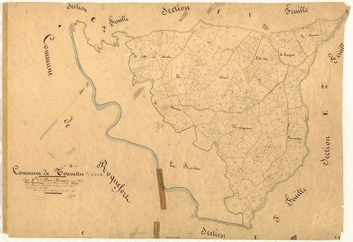 Les Claux et Pié-Magnaou, les Claux. - Plan de section, F2