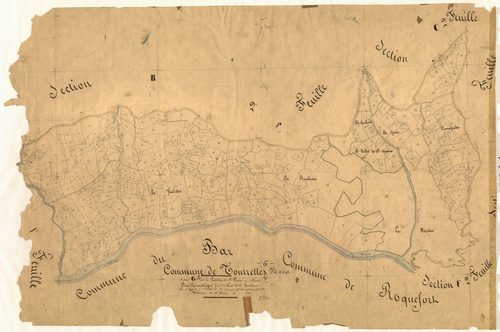 Les Valettes et Saint-Pierre, les Roubines. - Plan de section, G2
