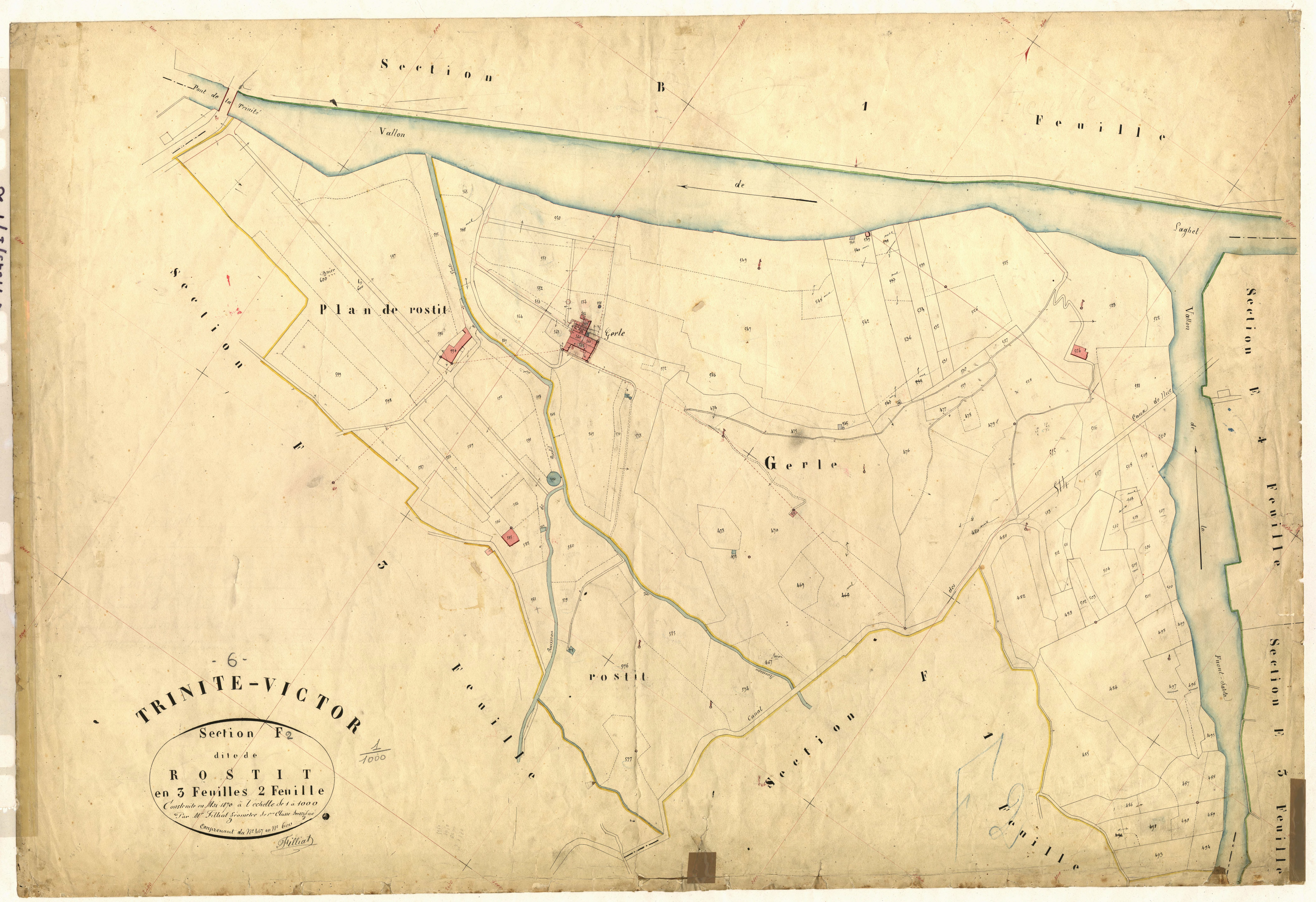 Rostit. - Plan de section, F2