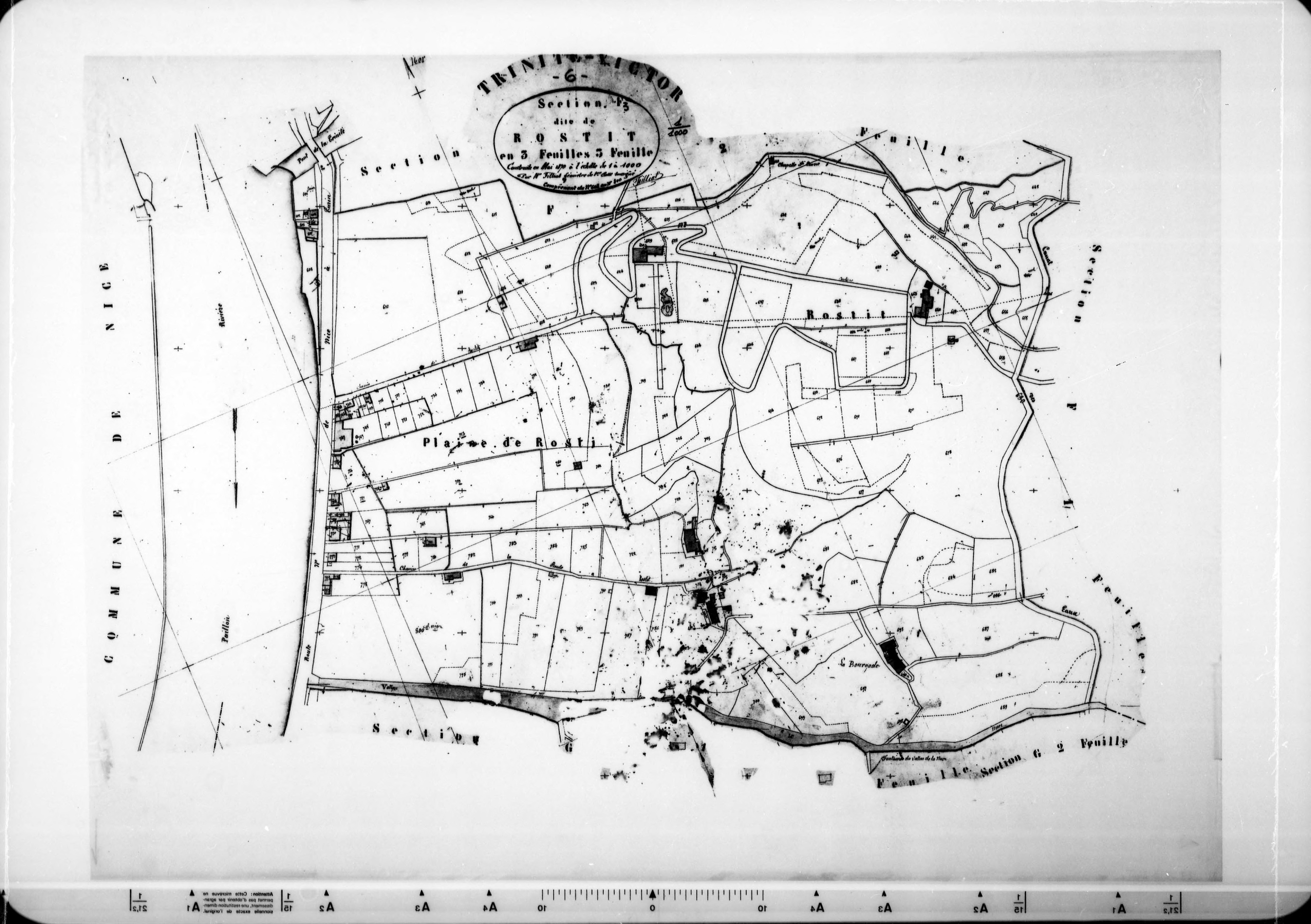 Rostit. - Plan de section, F3