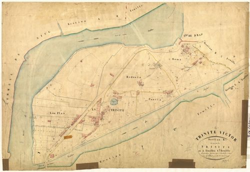 La Trinité. - Plan de section, B1