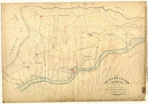 La Trinité. - Plan de section, B2