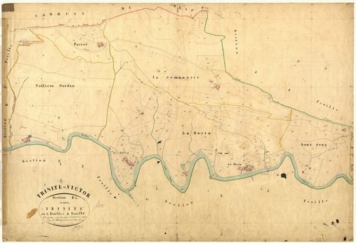 La Trinité. - Plan de section, B4