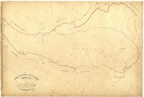 Laghet. - Plan de section, C1