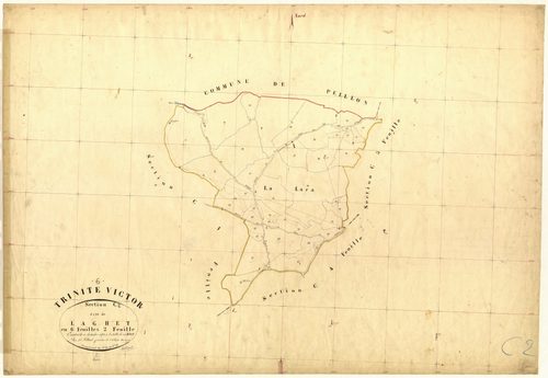 Laghet. - Plan de section, C2