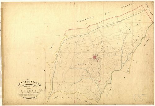 Laghet. - Plan de section, C5