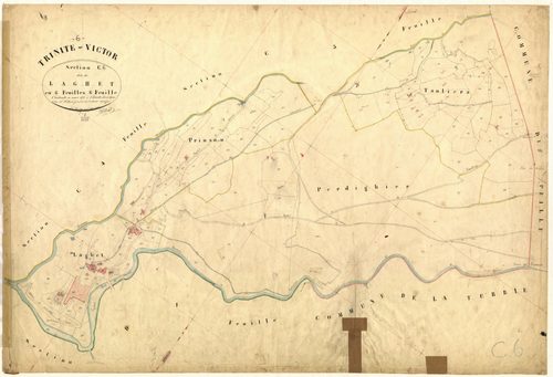 Laghet. - Plan de section, C6