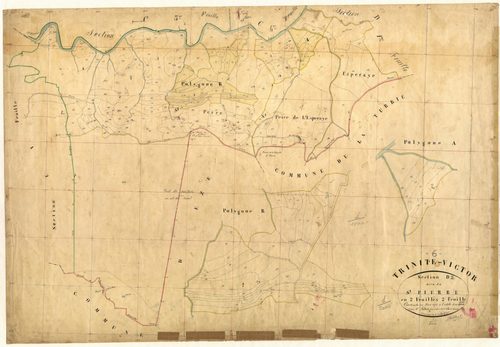 Saint Pierre. - Plan de section, D2