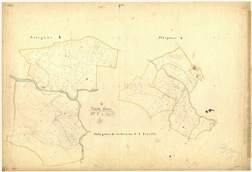 Rostit (développement). - Plan de section, F1(d)