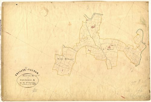 Le Mont Gros (développement). - Plan de section, H2(d)