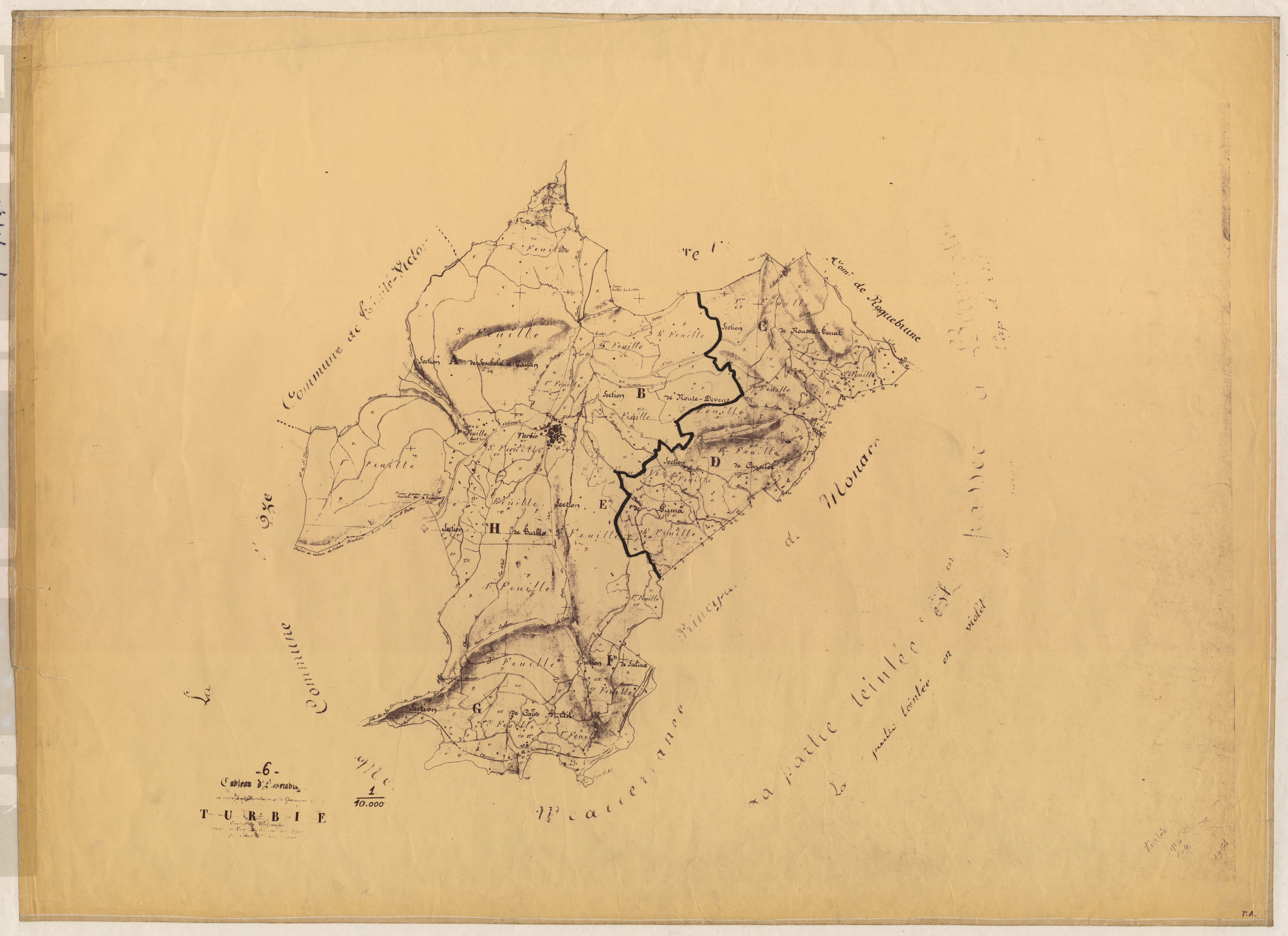 Tableau d'assemblage. - TA