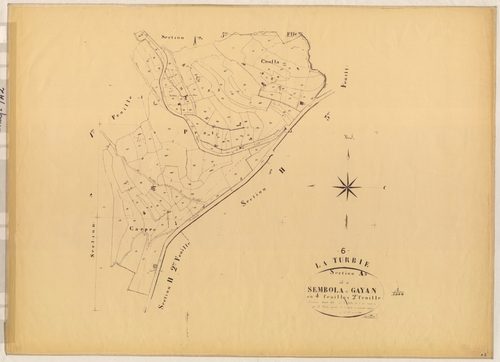 Sembola et Gayan. - Plan de section, A2