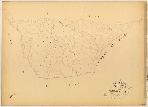 Sembola et Gayan (développement). - Plan de section, A4(d)