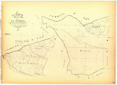 La Turbie. - Plan de section, H1