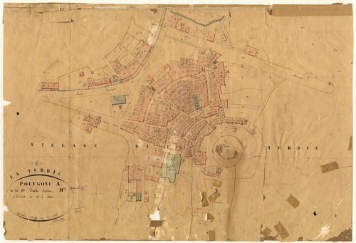 La Turbie (développement). - Plan de section, H3(d)