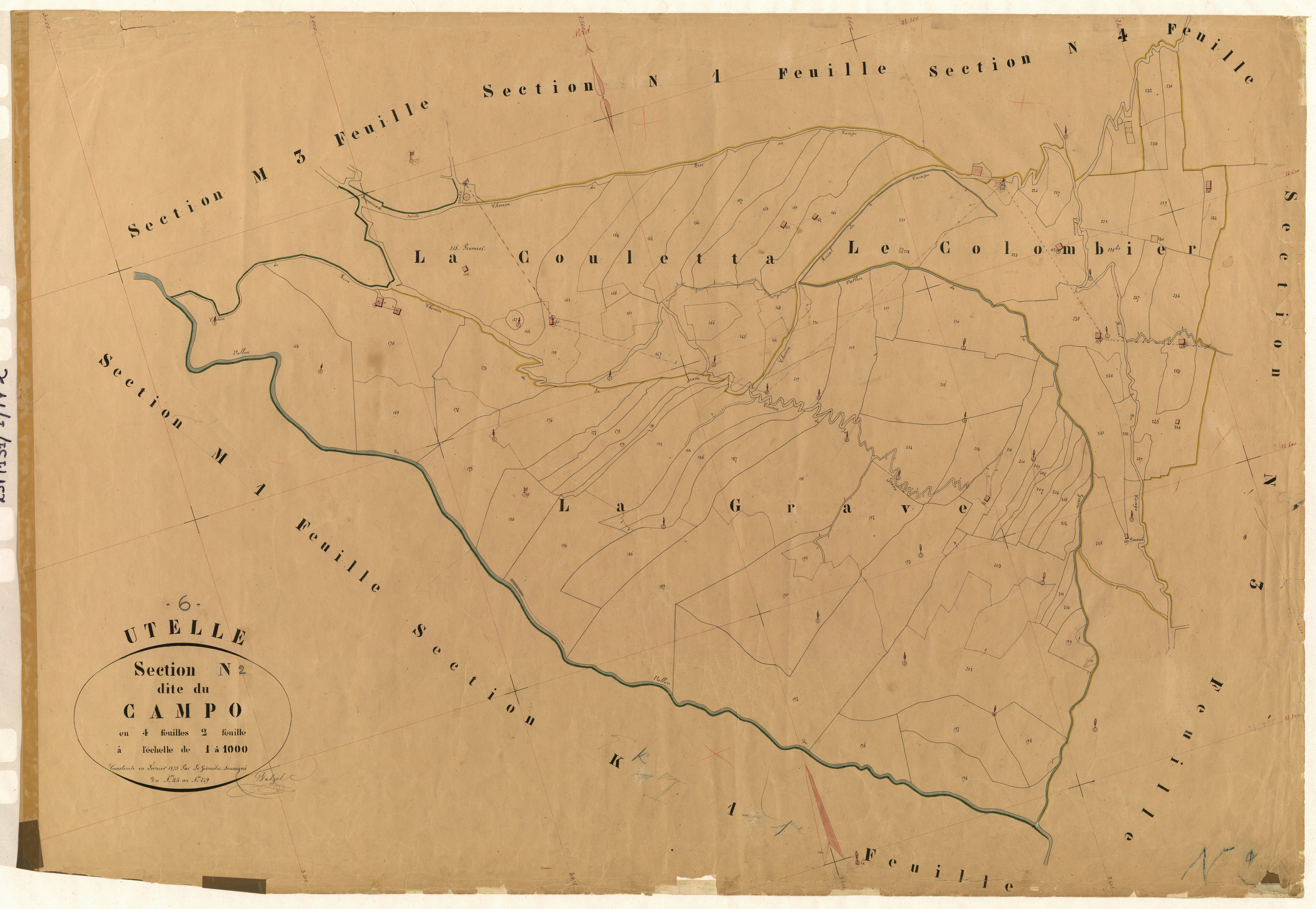 Le Campo. - Plan de section, N2