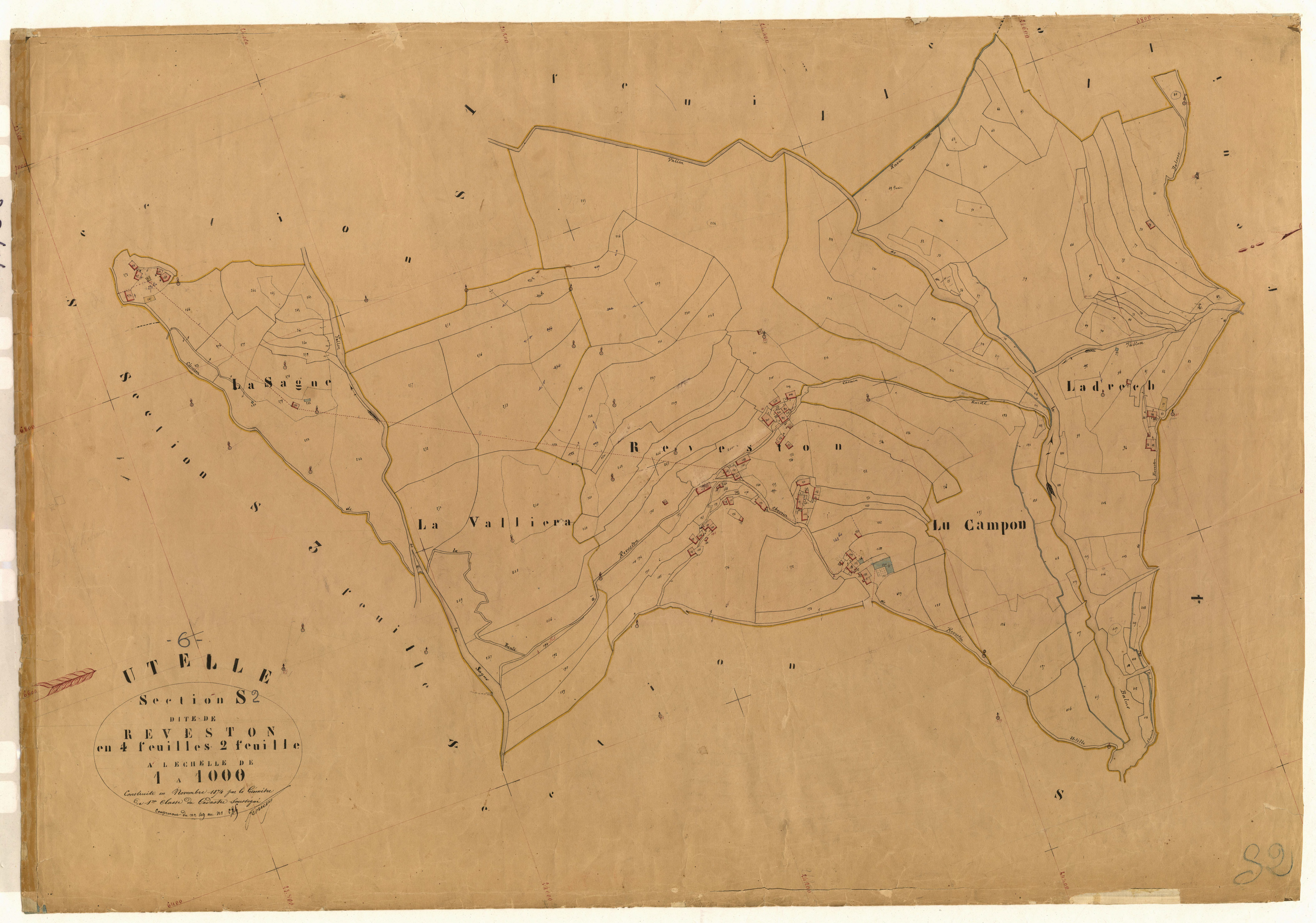 Reveston. - Plan de section, S2