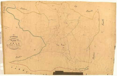 Les Pras. - Plan de section, C1