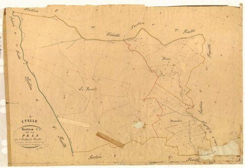 Les Pras. - Plan de section, C3
