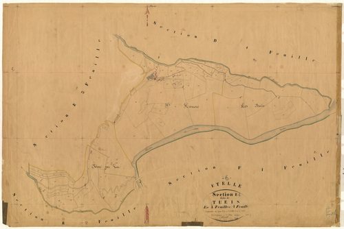 Tueis. - Plan de section, E1
