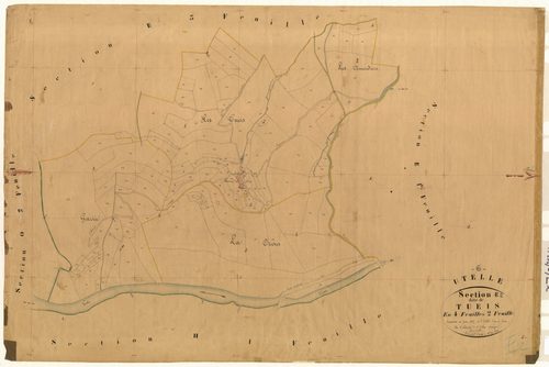 Tueis. - Plan de section, E2