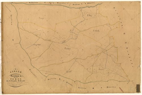 Tueis. - Plan de section, E4