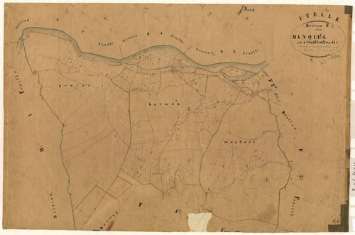 Manquel. - Plan de section, F1