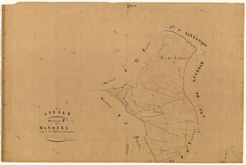 Manquel. - Plan de section, F3