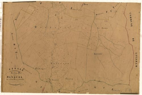 Manquel. - Plan de section, F4