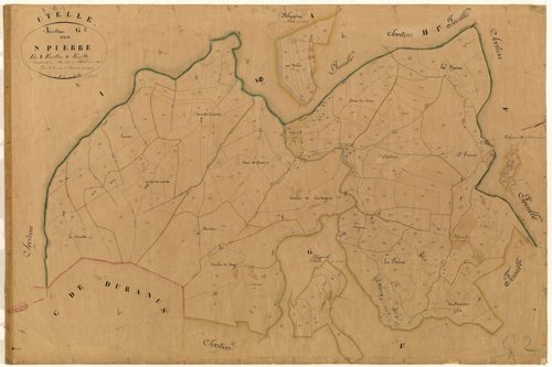 Saint Pierre. - Plan de section, G2