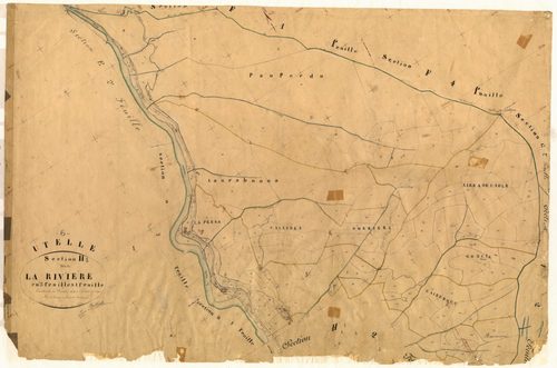 La Riviere. - Plan de section, H1