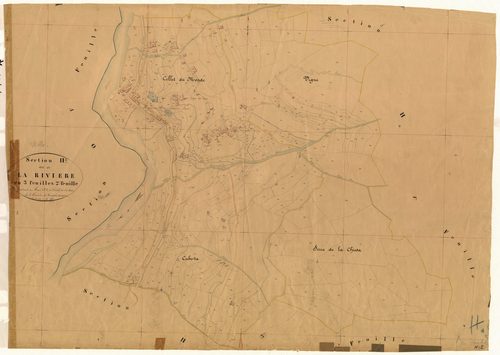 La Riviere. - Plan de section, H2