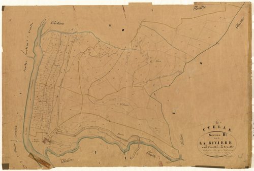 La Riviere. - Plan de section, H3