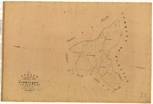 L'Imberguet. - Plan de section, I3