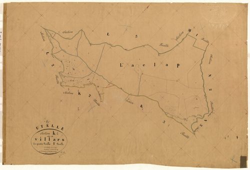Le Villars. - Plan de section, K1