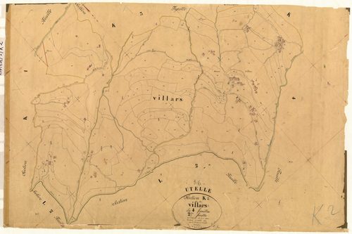 Le Villars. - Plan de section, K2