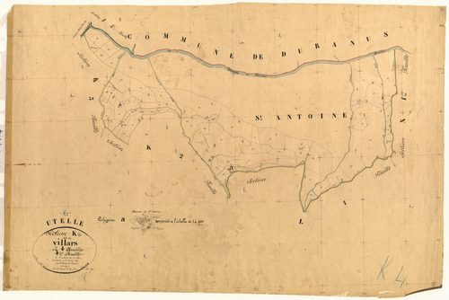 Le Villars. - Plan de section, K4