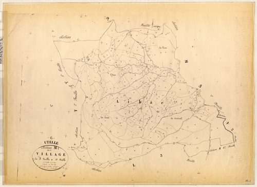 Le Village. - Plan de section, M1