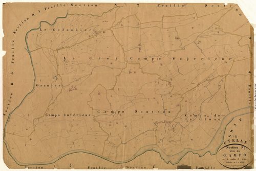 Le Campo. - Plan de section, N3
