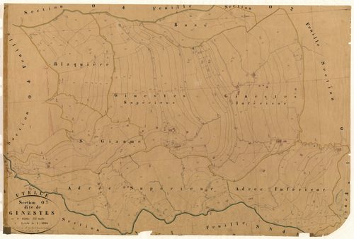 Ginestes. - Plan de section, O3