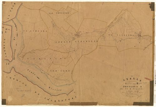Corneal et Balcose (développement). - Plan de section, R2(d)