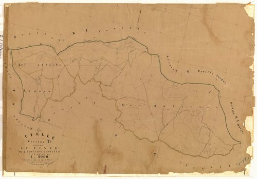 La Pinée. - Plan de section, T1