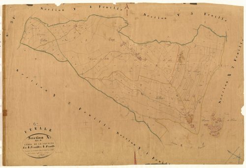 Serre de la Trinité. - Plan de section, X4