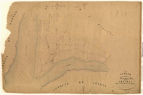 Chaudan. - Plan de section, Z6