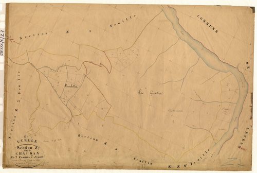 Chaudan. - Plan de section, Z7