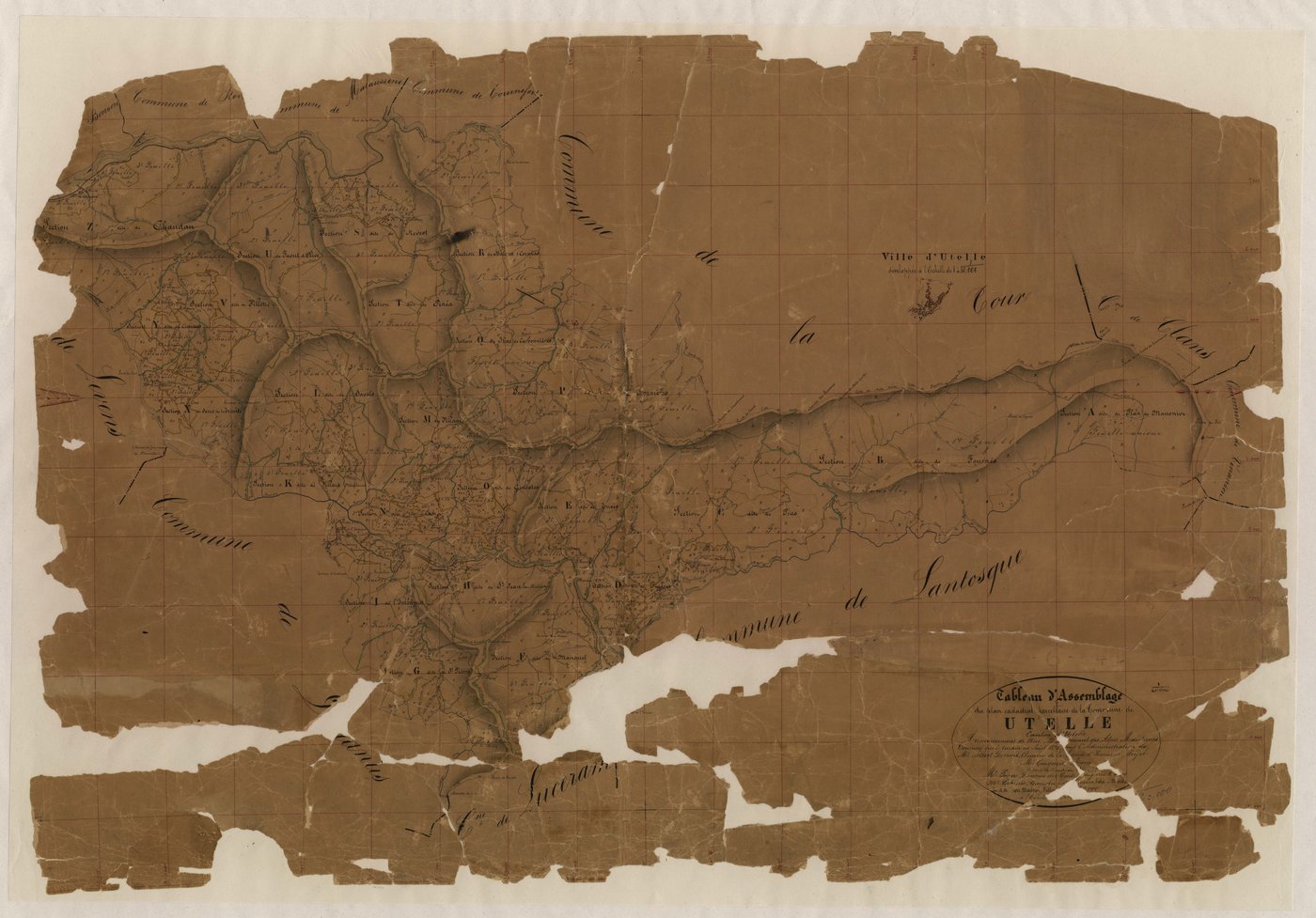 Tableau d'assemblage. - TA