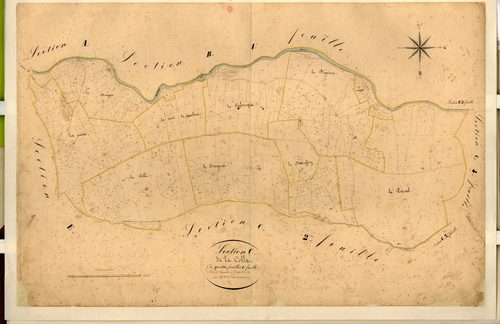 La Colle, la Colle. - Plan de section, C1