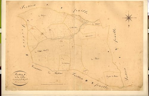 La Colle, Val de Martin. - Plan de section, C2