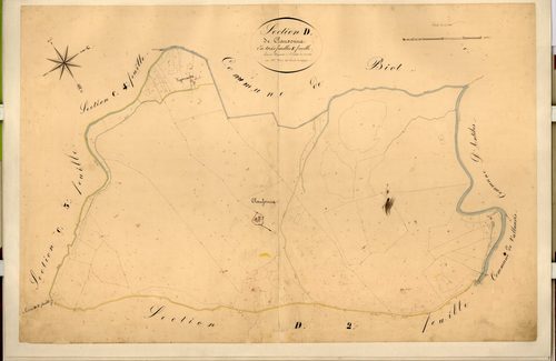 Clausonne, Clausonne. - Plan de section, D1